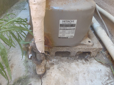 井戸ポンプの修理