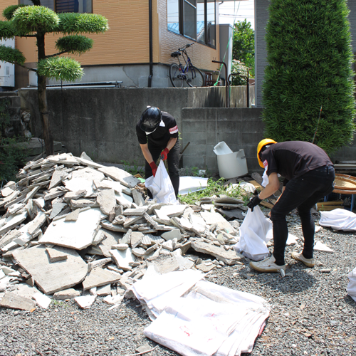 熊本県益城町にボランティア 写真2