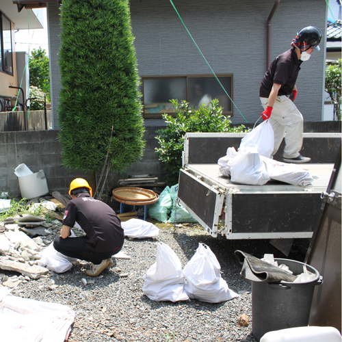 熊本県益城町にボランティア 写真3