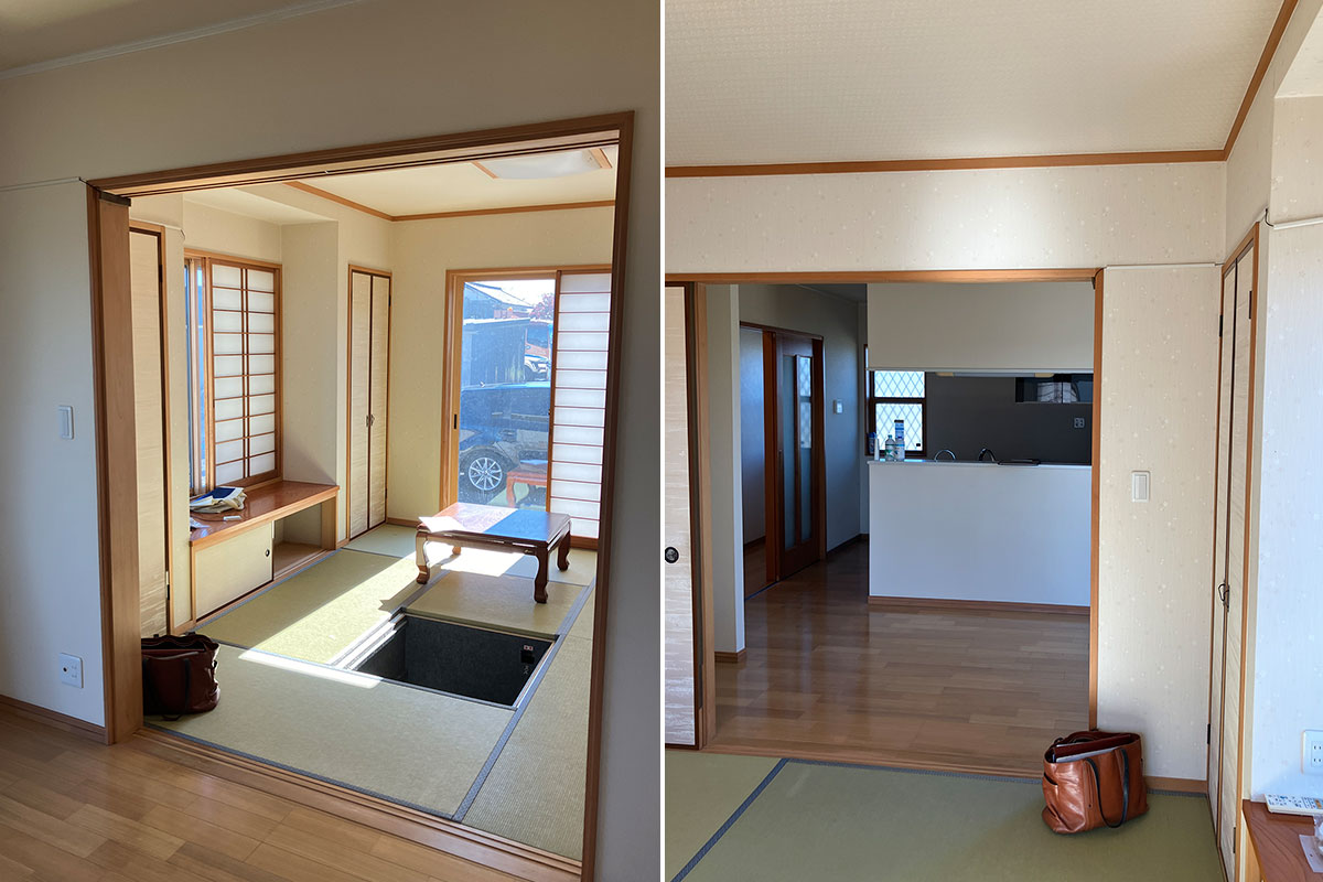 土間リフォーム 施工前